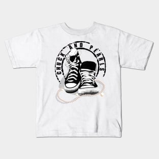 Chuck and Pearls Kids T-Shirt